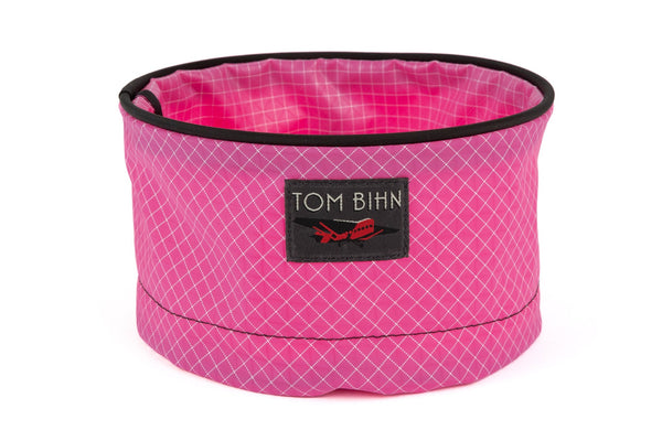A Large Travel Tray in Cerise (pink with white grid) 200 Halcyon.